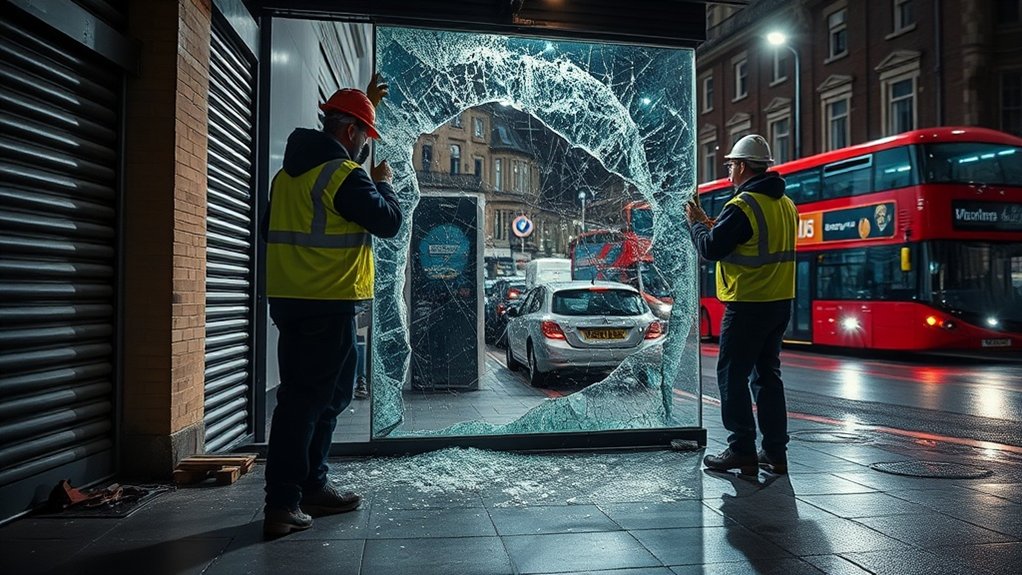 Emergency Shop Front Repair Bloomsbury