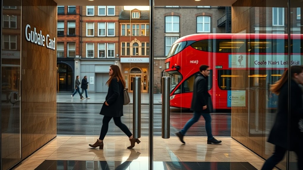 Glass Doors Russell Square