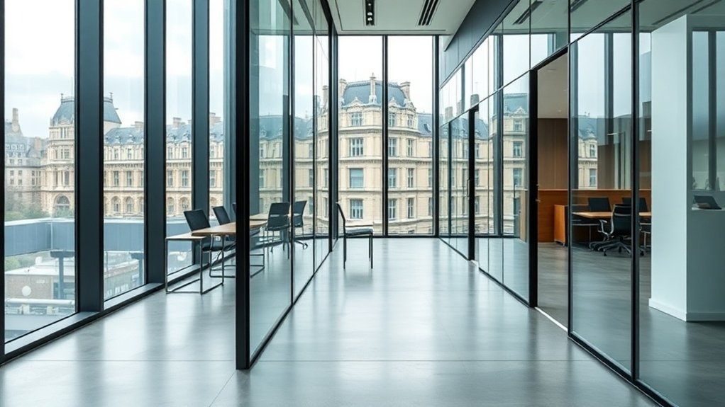 Glass Partitions Bloomsbury